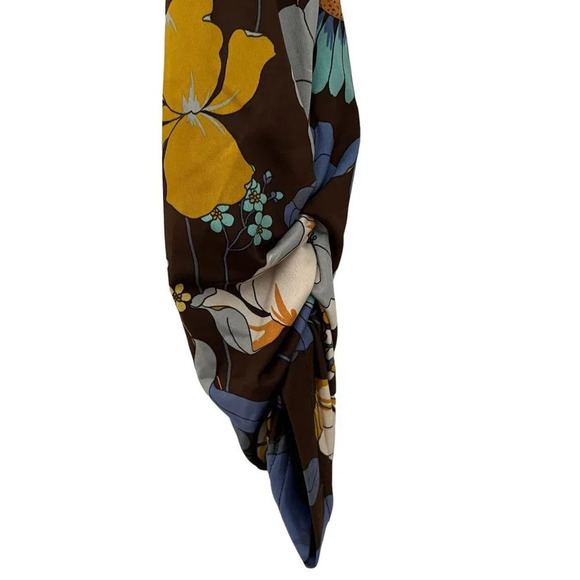 Zara Floral Print Turtleneck Top - Picture 11 of 14